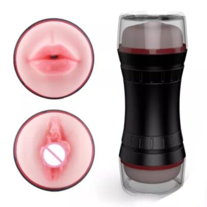 2-in-1 Fleshlight, dual sensation, male masturbation device, adult toys, realistic pleasure