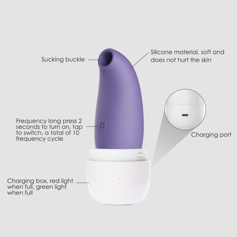 Amelia Suction Vibrator, suction vibrator, targeted stimulation, body-safe silicone, adult toys, pleasure enhancement, intimate stimulation, luxury sex toys