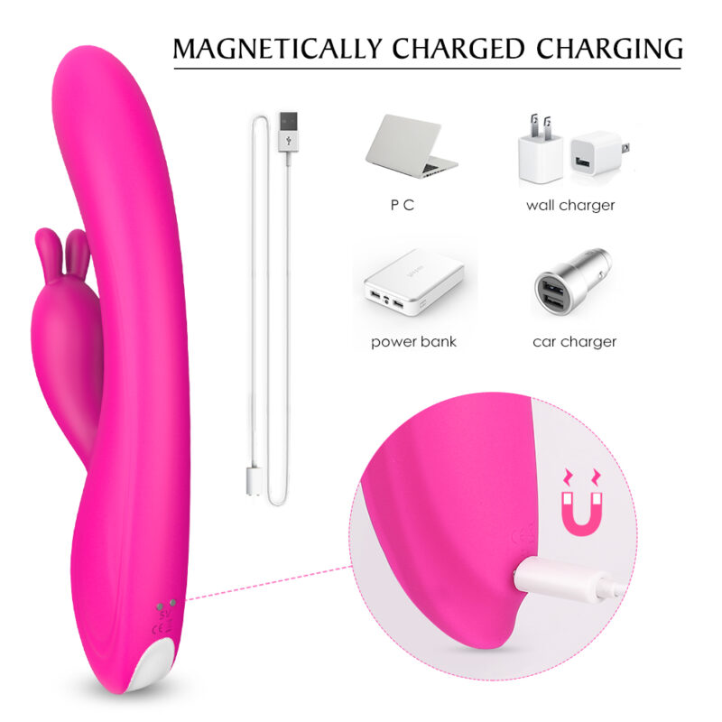 Candy Rabbit Vibrator, dual stimulation, clitoral stimulation, G-spot vibrator, body-safe silicone, adult toys, pleasure enhancement, playful design