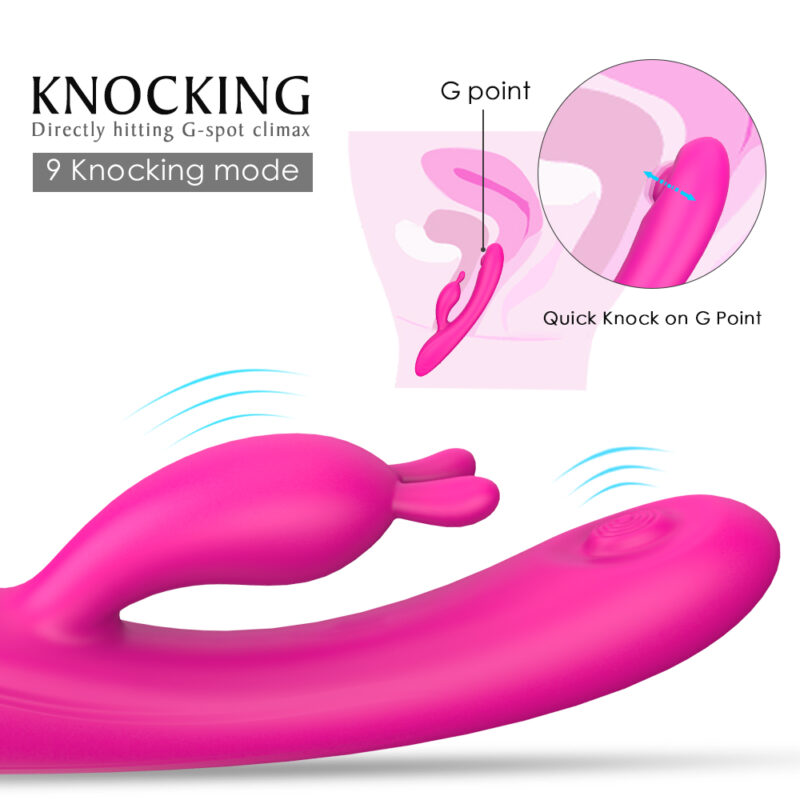 Candy Rabbit Vibrator, dual stimulation, clitoral stimulation, G-spot vibrator, body-safe silicone, adult toys, pleasure enhancement, playful design