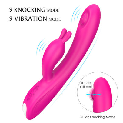 Candy Rabbit Vibrator, dual stimulation, clitoral stimulation, G-spot vibrator, body-safe silicone, adult toys, pleasure enhancement, playful design