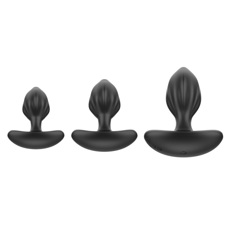 remote controlled anal plugs, anal plug set, vibrating anal plugs, adult toys, pleasure products